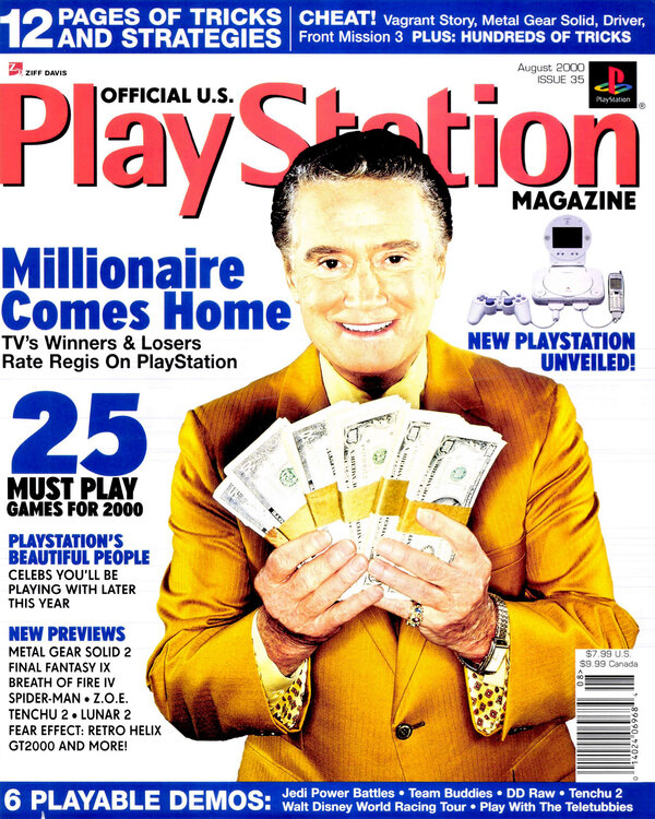 Official U.S. PlayStation Magazine Issue 035 (August 2000) cover
